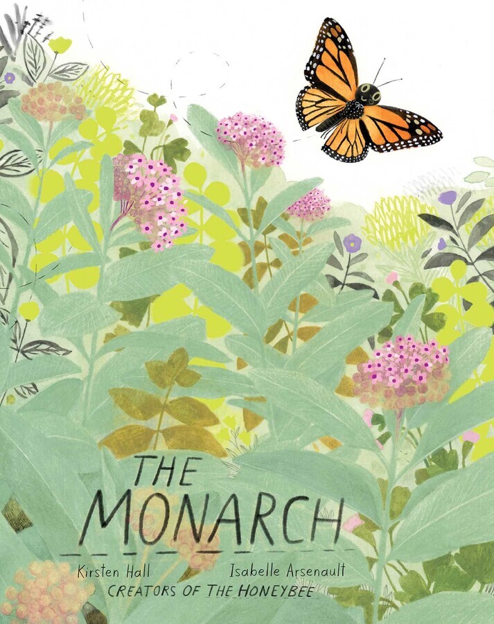 monarch with wildflower illustrations cover of the book The Monarch